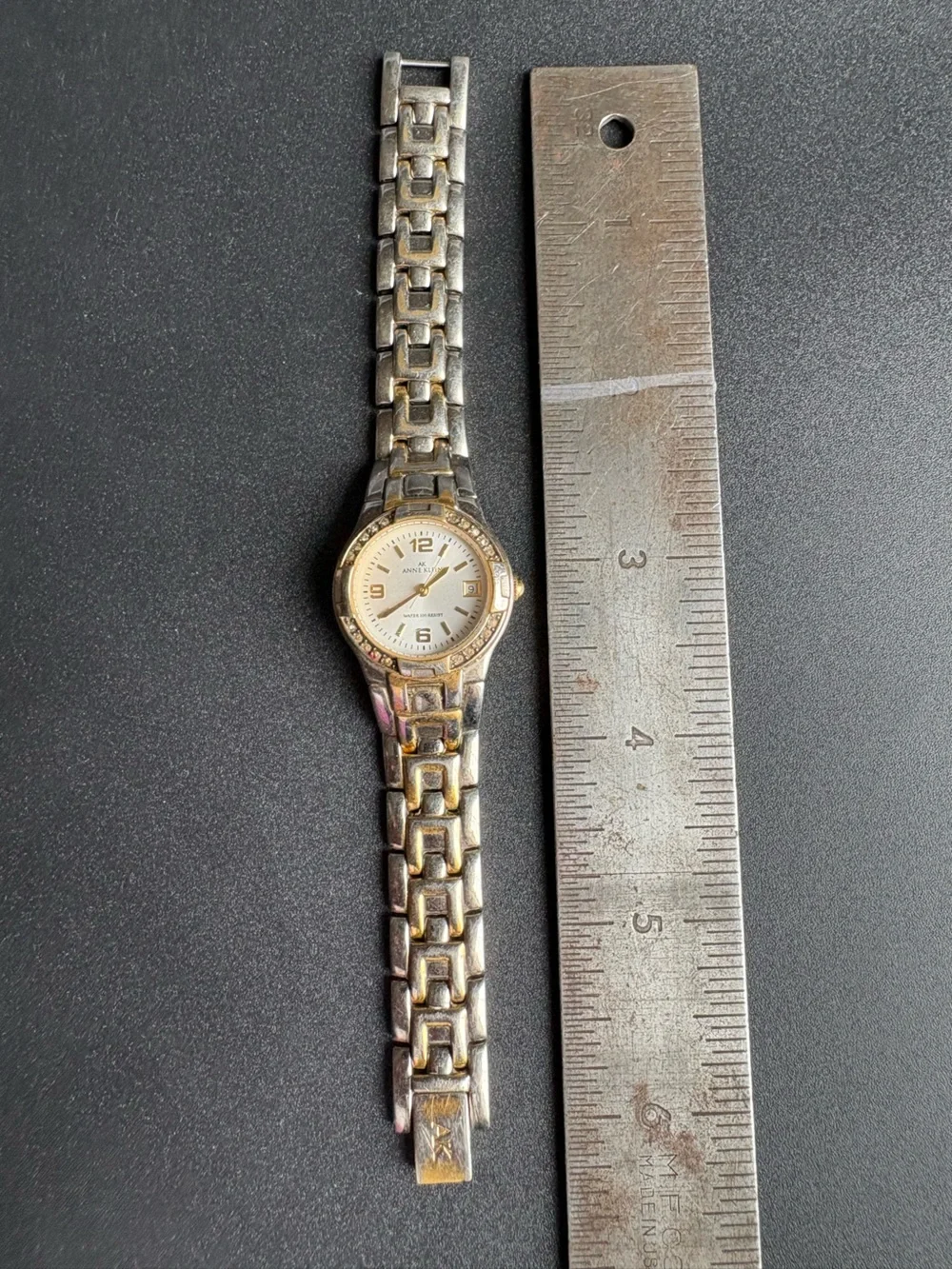 Anne Klein Two-Tone Bracelet Watch‎ in Gold and Silver